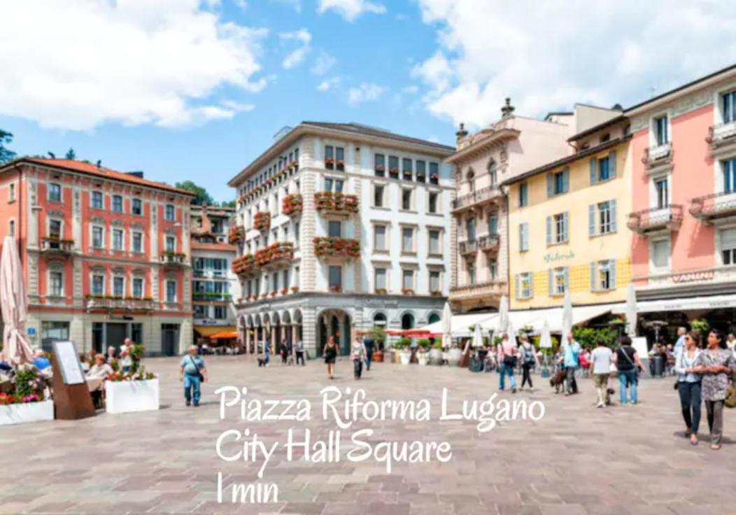 Duplex Loft In Lugano Center With Garden, Wi-Fi -By Easylife Swiss Apartment Exterior photo